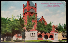 Vintage Postcard 1913 Rogers Park M.E. Church, Chicago, Illinois (IL) picture