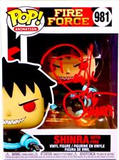 Signed Funko Pop Animation Fire Force #981 Shinra Derick Snow Autographed JSA ✅ picture