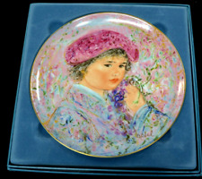 New Edna Hibel “Le Marquis Maurice Pierre” Second of the Series Collector Plate picture
