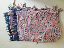 Antique Indian India Kashmiri Paisley wool shawl picture