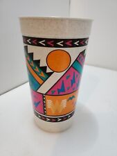 Vintage Whataburger Plastic Cup pattern Native Pattern Old Retro picture