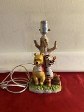RARE COLLECTIBLE Vintage Walt Disney Production Winnie The Pooh & Tigger Lamp picture
