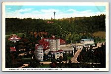Aeroplane View of Galen Hall Hotel. Wernersville, Pennsylvania Postcard picture