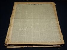 1915-1919 NEW YORK TIMES SUNDAY EDITORIAL SECTIONS LOT OF 74 - NICE ADS - NTL 58 picture