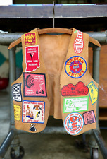 Vintage YMCA Indian Guides Vest Jacket 70s Patches Indy 500 Derby Car Camp RARE picture