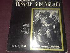 RARE ORIGINAL 1950's 90 MINUTES WITH YOSSELE ROSENBLATT SHIRIM 2 RECORD SET picture