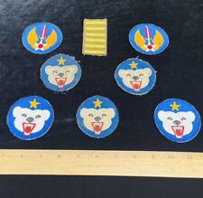 VTG WW2 Era US Army Alaska Defense &  Europe Army Air Force Patches Lot (8) picture