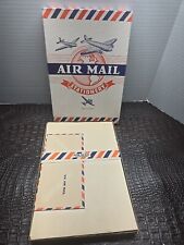 World War 2 AIR MAIL, STATIONARY,  PAPER & ENVELOPES. PRICE PER SET. VINTAGE  picture