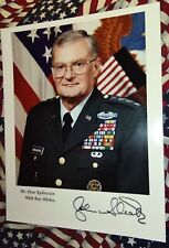 GENERAL JOHN SHALIKASHVILI SIGNED PHOTOGRAPH.  CHAIRMAN OF JOINT CHIEFS OF STAFF picture