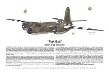 B-26 Flak Bait, autographed by a B-26 Pilot, Aviation Artist Ernie Boyette picture