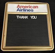 Vintage American Airlines Letterboard With 200 Numbers/letters picture