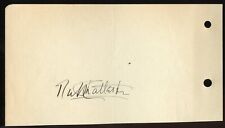 Ruth Chatterton d1961 signed autograph auto 3x6 Cut Actress Aviator and Novelist picture