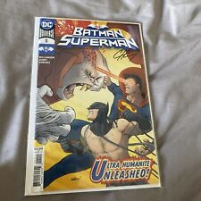 ⭐️ BATMAN/SUPERMAN #11a (2020 DC Universe Comics) VF/NM Book Clayton Henry Auto picture