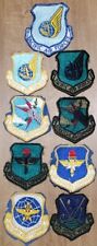 Lot Of 9 USAF Patches | Strategic Training Air Mobilty Pacific Command picture