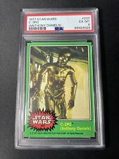 1977 Topps Star Wars #207 Corrected C-3PO PSA 6 Anthony Daniels picture