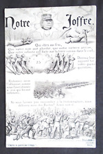 Notre Joffre, French General, battle scenes from WWI picture