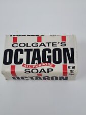 Vintage Octagon Colgate Soap Discontinued Still Sealed NOS Classic Packaging picture