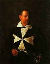 Oil painting Portrait-of-a-Knight-of-Malta-Caravaggio-Oil-Painting-handmade art picture