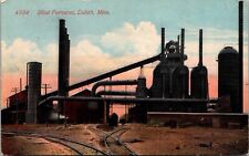 Postcard Blast Furnaces in Duluth, Minnesota~133176 picture