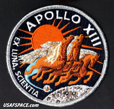 APOLLO 13 LION BROTHERS VINTAGE ORIGINAL NASA Hallmarked CLOTH BACK SPACE PATCH picture