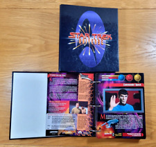 STAR TREK UNIVERSE Vintage 1997 Lot Of 2 Binders With Over 300+ Different Pages picture