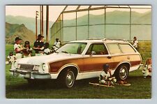 1977 Ford Pinto Squire Wagon Automobile, Vintage Postcard picture