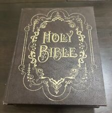 1970 Holy Bible King James Family Record Edition Red Letter Fireside Large CLEAN picture