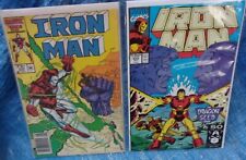 Marvel Comics Iron Man Lot # 209 & 273 Morgan Le Fey Werewolf By Night Avengers picture