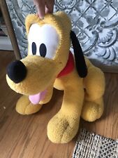 HUGE Retired Disney 24” Stuffed plush Pluto Dog Amazing Vintage picture
