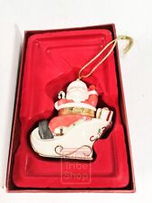 Lenox Santa Sleigh Trinket Box Christmas Ornament Treasure Collection 2004 picture
