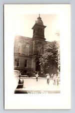 Lisbon OH-Ohio RPPC, Columbiana County Court House, Vintage c1950 Postcard picture