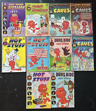 Set of 12 Vtg. Mid-1970s Bronze Age Hot Stuff Little Devil Harvey Comic Books picture
