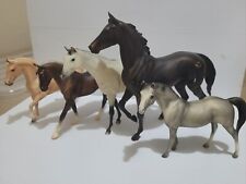Vintage lot of 5 Breyer horses different sizes Different models. picture