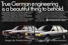 1986 1987 Volkswagen Quantum Syncro 2-page Advertisement Print Art Car Ad J713 picture