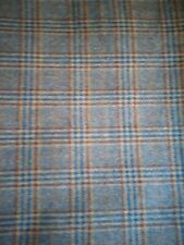8 Yards Of Gorgeous Vintage Plaid Wool Fabric picture