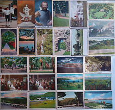 25 Blank Antique Vtg Virginia Postcards Monticello Mt Vernon Shenandoah + Lot 12 picture