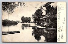 c1910 Boats Lake Patterson Park Baltimore Maryland P742 picture
