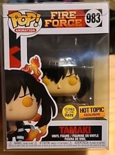 Funko Pop Fire Force Tamaki Glow Hot Topic Exclusive 983 w/ Protector picture