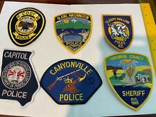 Police LawEnforcement collectable patches new full size 6 titles picture