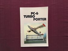 Pilatus PC 6 Turbo Porter Brochure picture
