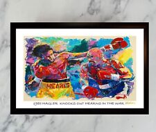 Sale MARVIN HAGLER TOMMY HEARNS Premium Art Print Winford Was 129.95 Now 89.95 picture