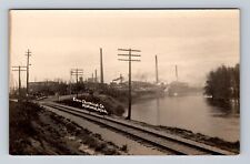 Midland MI-Michigan, RPPC, Dow Chemical Co, Railway, Antique Vintage Postcard picture