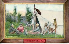 Postcard Leonardsville NY Pioneer Life Camping Divided Back Posted 1914 Antique  picture