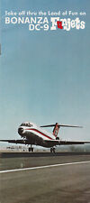 Bonanza US airline DC-9 Funjets promotion brochure c1960 picture