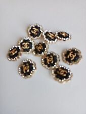 Lot Of 10    Designer Button Chanel Button  22mm REPLACEMENT BUTTON picture