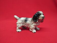 Vintage 1930's Hubley Cast Iron Springer Spaniel Paperweight With Original Paint picture