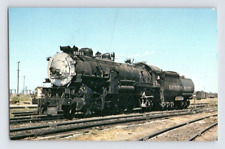 1960's SOUTHERN PACIFIC. F-4 CLASS 2-10-2 NO. 3711. POSTCARD JB10 picture