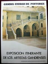 Original Poster Spain Gandia Painters Travel Exposure picture