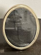 WEB British Sterling Silver Oval Picture Frame 4x3 Inches Photo picture
