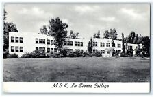 c1940's MBK La Sierra College Building RPPC Photo Posted Vintage Postcard picture